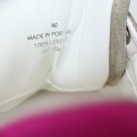 Zadig & Voltaire Charms Print Logo Leather & Suede Sneakers EU 40 / US 10 NEW - Picture 10 of 11